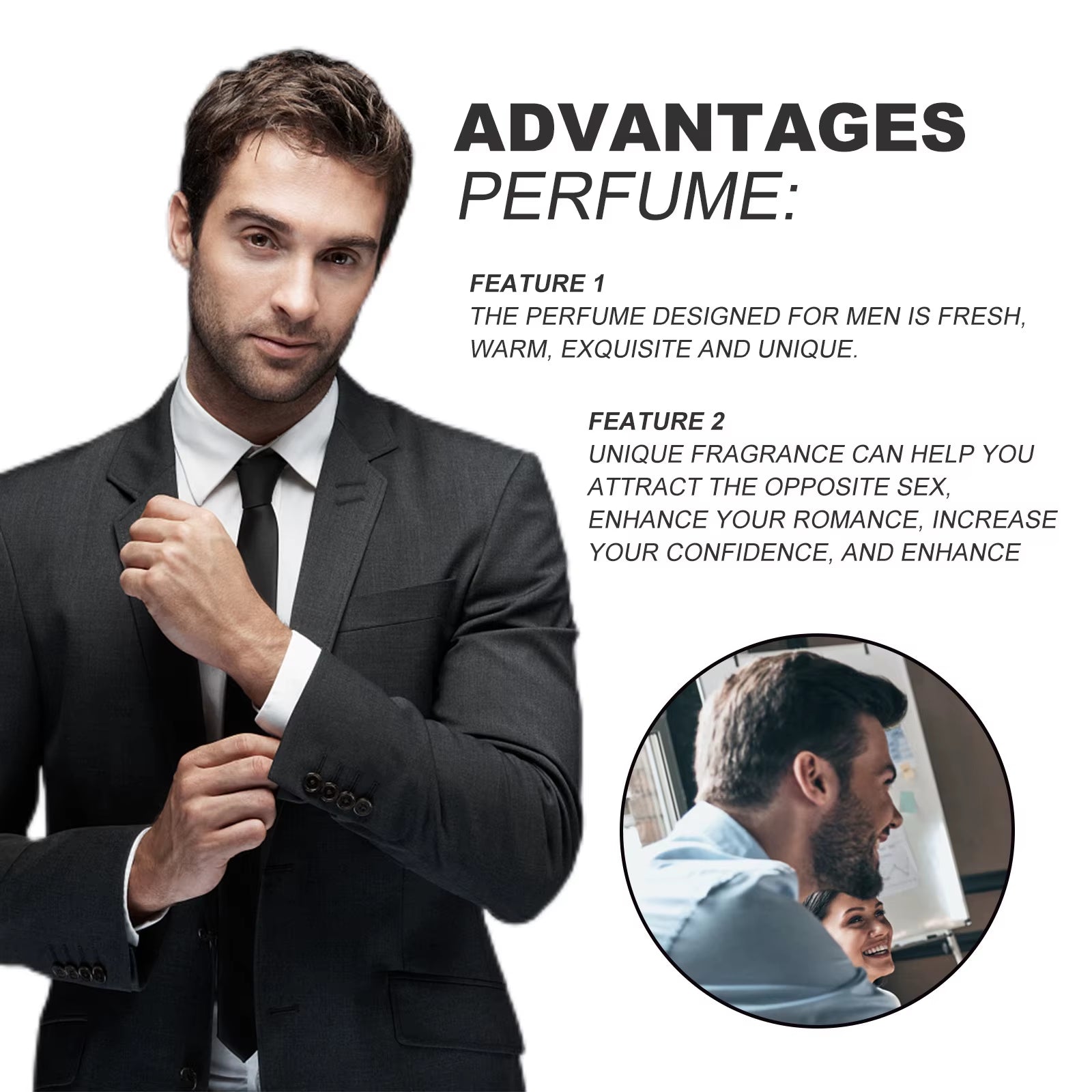 Lasting Charming Perfume Enhanced Pheromone Fresh Fragrance Dating Atmosphere Sexy Attractive Boost Confidence Men Daily Perfume