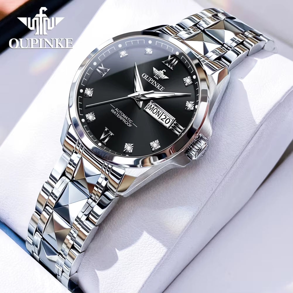 Imported Japan Automatic Movement Watch for Women Sapphire Mirror 50ATM Waterproof Ladies Wristwatch Original 2024 NEW