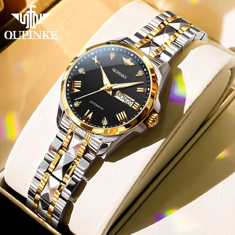 3171 Women Watch Top Original Luxury Brand Automatic Mechanical Watch Waterproof Date Week Watches for Women Freebie