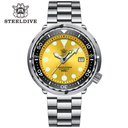 New Tuna Can Classic Watch for Men  SD1975C Super Luminous Ceramic Bezel 300M Waterproof NH35 Movement Dive Wristwatch