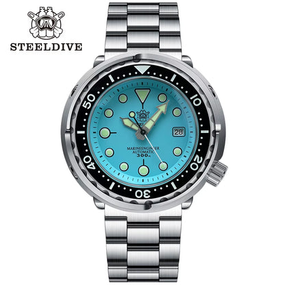 New Tuna Can Classic Watch for Men  SD1975C Super Luminous Ceramic Bezel 300M Waterproof NH35 Movement Dive Wristwatch