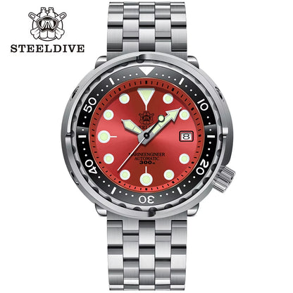 New Tuna Can Classic Watch for Men  SD1975C Super Luminous Ceramic Bezel 300M Waterproof NH35 Movement Dive Wristwatch