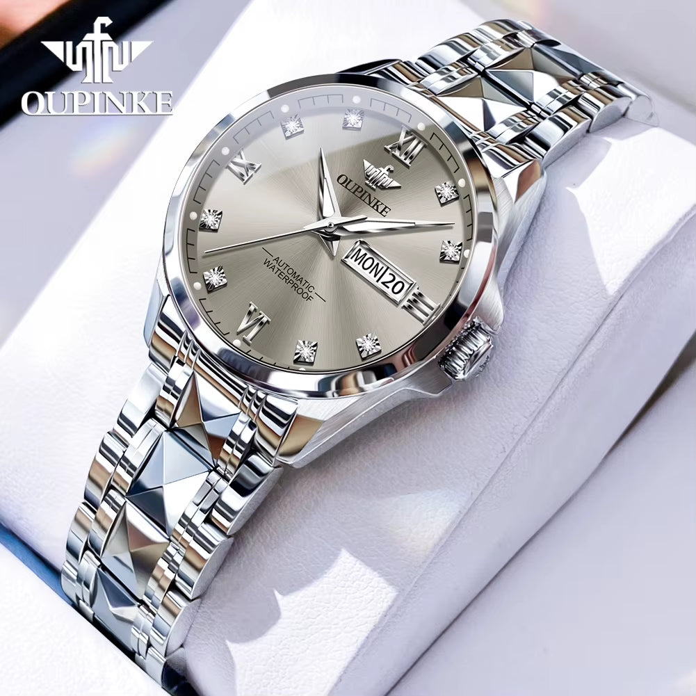 Imported Japan Automatic Movement Watch for Women Sapphire Mirror 50ATM Waterproof Ladies Wristwatch Original 2024 NEW