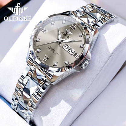 Imported Japan Automatic Movement Watch for Women Sapphire Mirror 50ATM Waterproof Ladies Wristwatch Original 2024 NEW