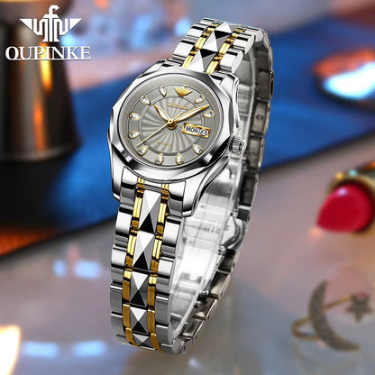 3172 Luxury Watches Set for Women Original Import Automatic Movement Mechanical Watch Top Brand Ladies Dress Wristwatch