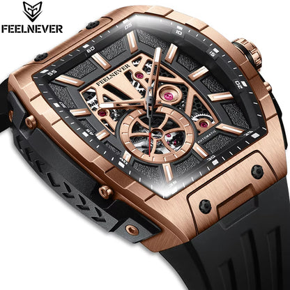 New  8250 Movement Men Mechanical Watches Men Luxury 316L Stainless Steel Sapphire Mirror Waterproof Automatic Watch for Men