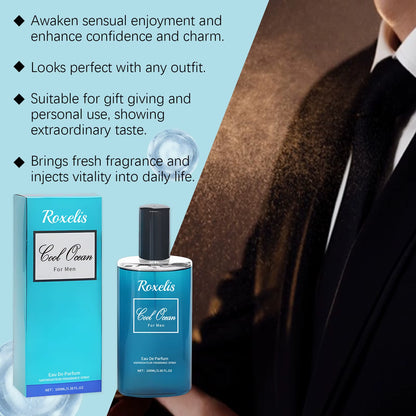 100Ml Wooden Cologne Perfume Men Lasting Fragrance Dating Attract Fresh Body Hair Armpits Deodorant Pheromone Perfume