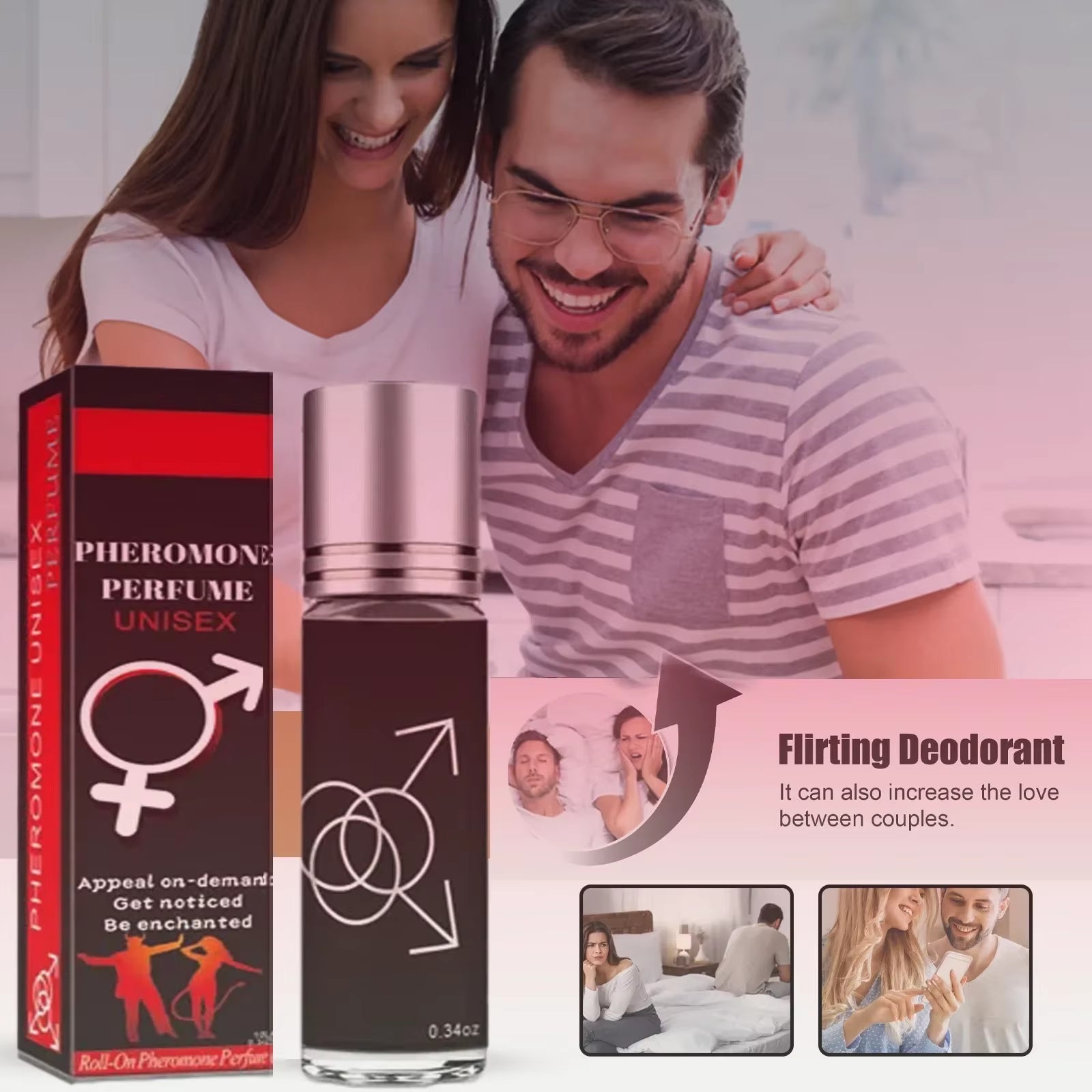 Pheromone Oil for Man to Attract Women Perfume Body Essential Sexually Stimulating Flirtation Oil Sexy Long Lasting Flirtation