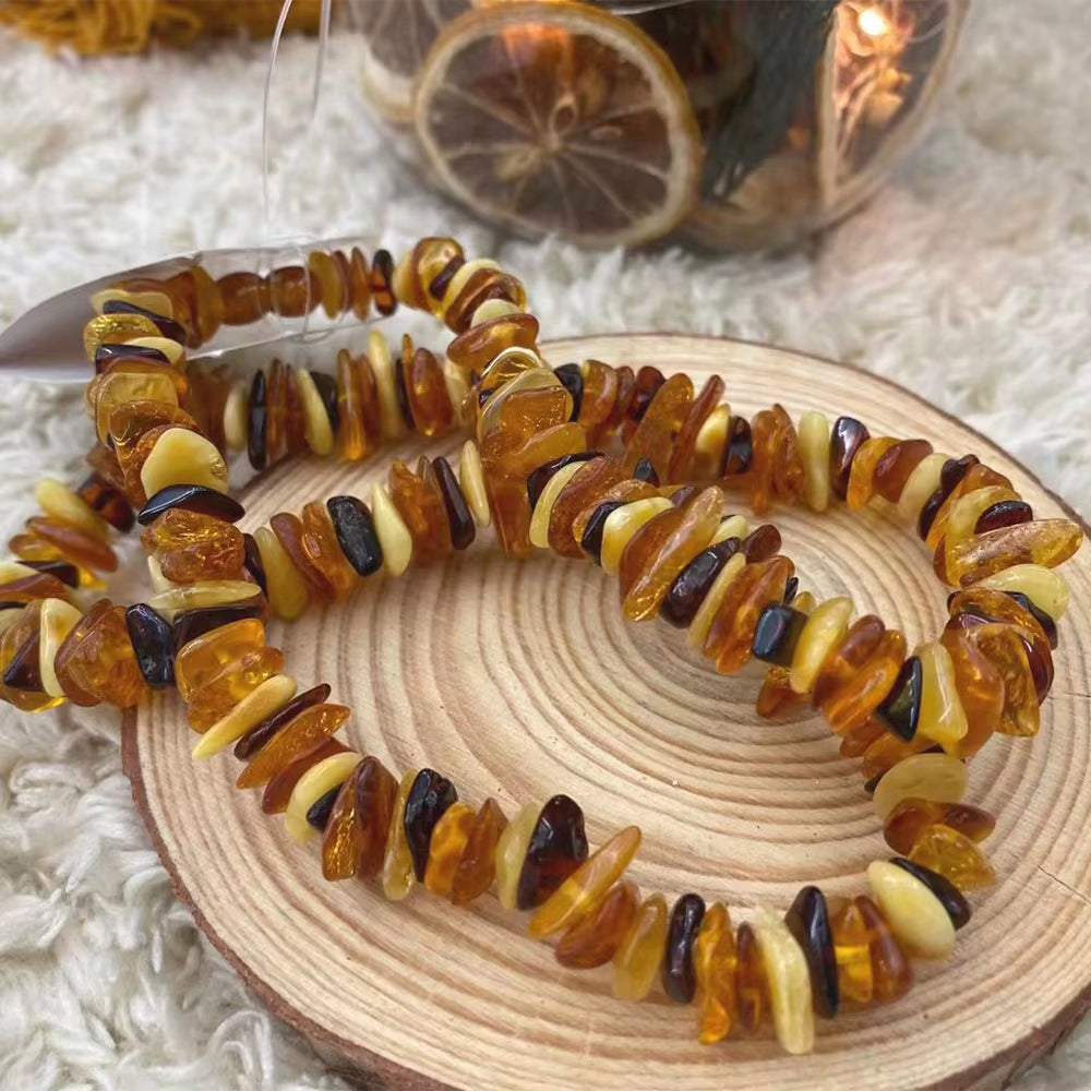 Baltic Natural Amber Necklace Adult Ladies Necklaces/Bracelet Suit Supply Certificate Mother'S Amber Beads Jewelry Gift