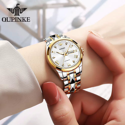 3171 Mechanical Watch for Women Imported MIYOTA Movement Dual Calendar Waterproof Automatic Ladies Watch