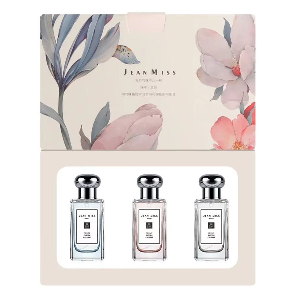 90Ml Perfume Women Gift Box 3Pcs Set Original Perfumes Spray Floral Scent Perfume Lasting Fragrance Pheromone Light Fragrance