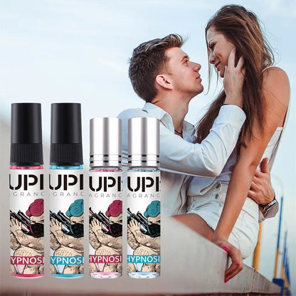 Cupid 10Ml*4 Pink & Blue Glass Bottles Unisex Floral Cologne Perfumes Men and Women for Christmas and New Year Gifts Fragrance ﻿