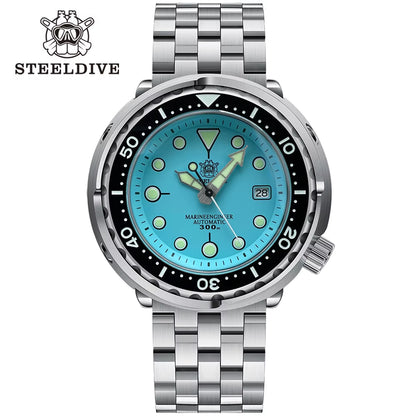 New Tuna Can Classic Watch for Men  SD1975C Super Luminous Ceramic Bezel 300M Waterproof NH35 Movement Dive Wristwatch