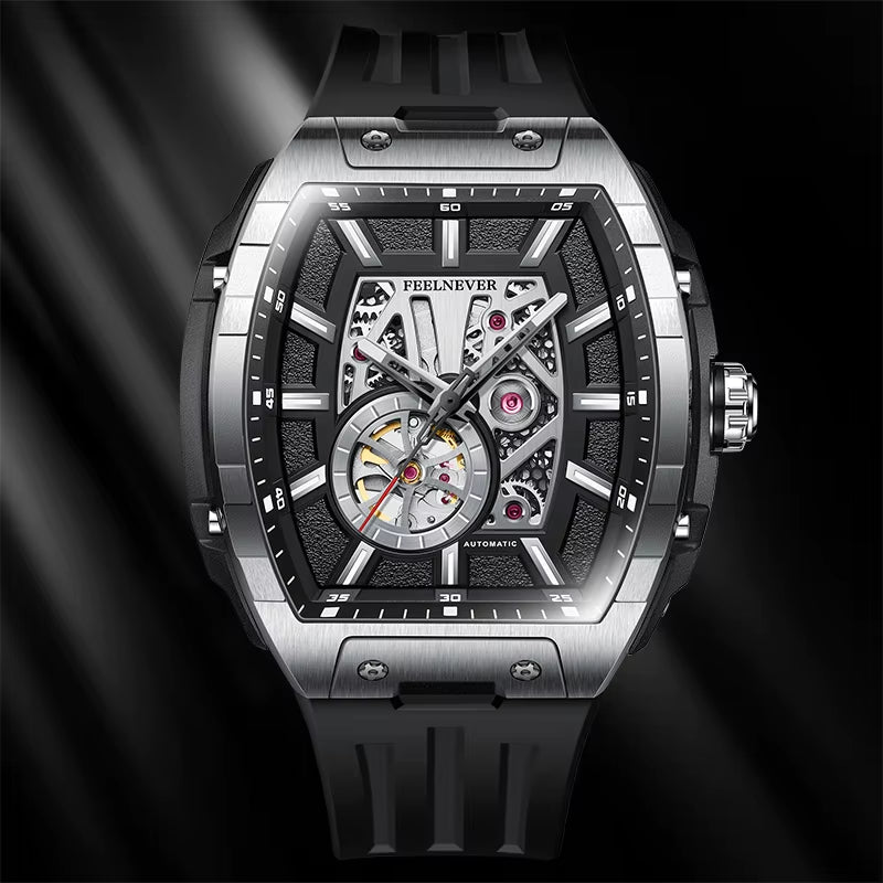 New  8250 Movement Men Mechanical Watches Men Luxury 316L Stainless Steel Sapphire Mirror Waterproof Automatic Watch for Men