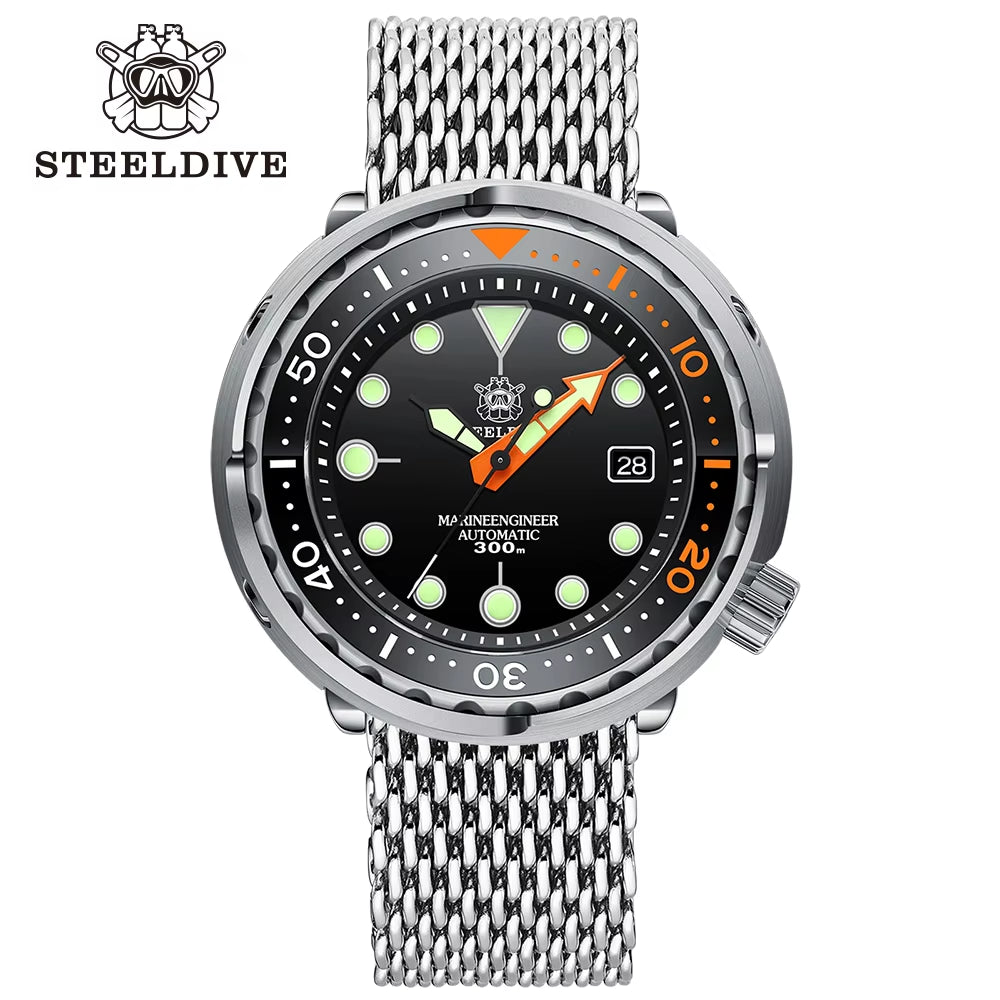 New Tuna Can Classic Watch for Men  SD1975C Super Luminous Ceramic Bezel 300M Waterproof NH35 Movement Dive Wristwatch