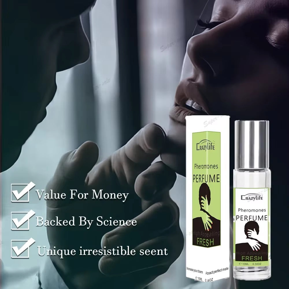 Pheromone Perfume for Men to Attract Women Men Intimate Partner Stimulates Flirtation Portable Body Roller Ball Sex Perfume