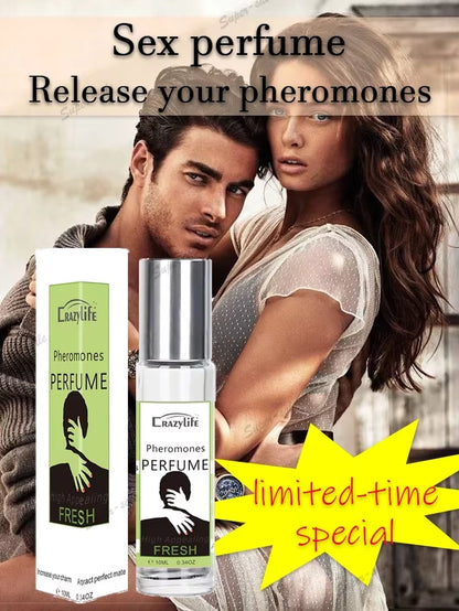 Pheromone Perfume for Men to Attract Women Men Intimate Partner Stimulates Flirtation Portable Body Roller Ball Sex Perfume