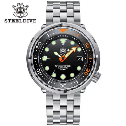 New Tuna Can Classic Watch for Men  SD1975C Super Luminous Ceramic Bezel 300M Waterproof NH35 Movement Dive Wristwatch