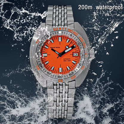 Top Brand Diver Watch Men SUB300T Automatic Mechanical Sapphire Glass Luminous Date 200M Turn Bracelet  Wristwatch Retro