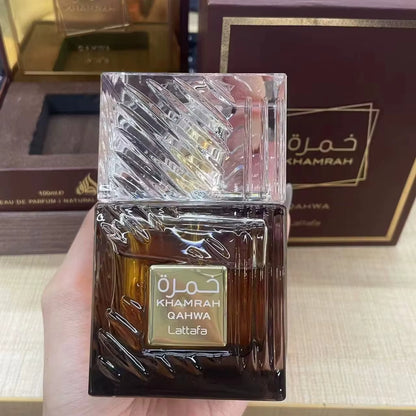 100Ml Original Khamrah Fragrance High Quality Lasting Arab Luxury Charming Perfume Men Cologne Wood Scent Light Perfumes Women