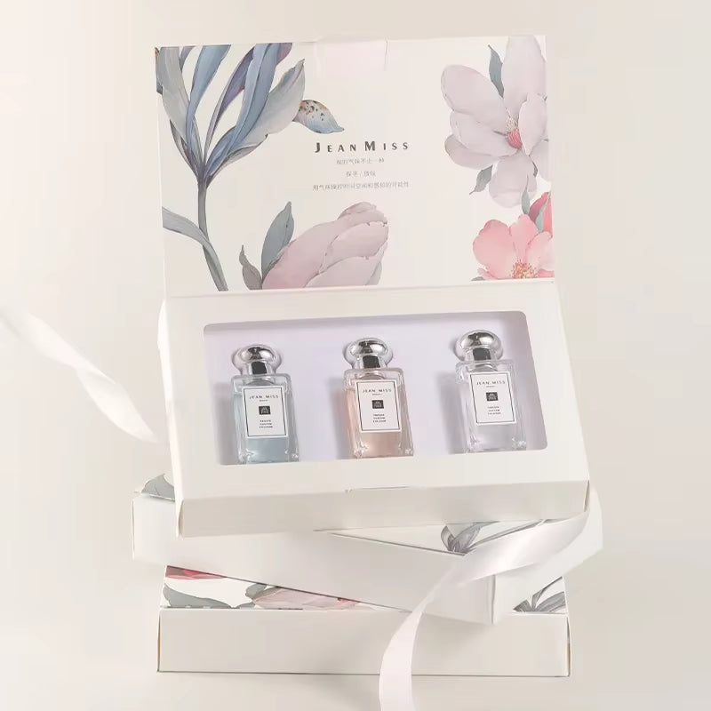 90Ml Perfume Women Gift Box 3Pcs Set Original Perfumes Spray Floral Scent Perfume Lasting Fragrance Pheromone Light Fragrance