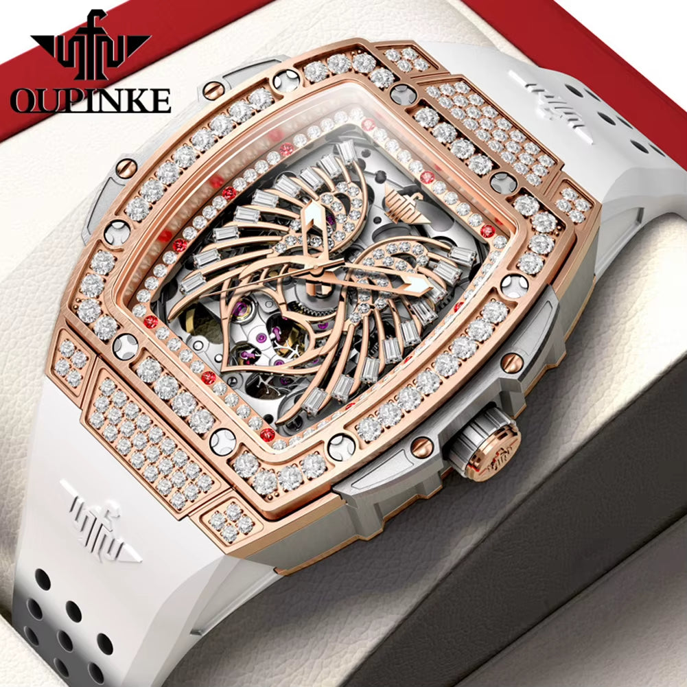 3225 Women'S Watch Luxury Imported Automatic Mechanical Watch Elegant Skeleton Butterfly Design Waterproof Women Watch