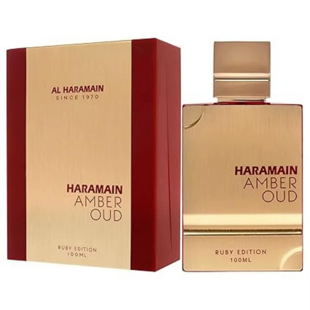 Al Haramain Amber Rouge Edition for Men and Women Eau De Toilette Spray 2.0 OZ - 60Ml Long-Lasting Fragrance Best Christmas Gift