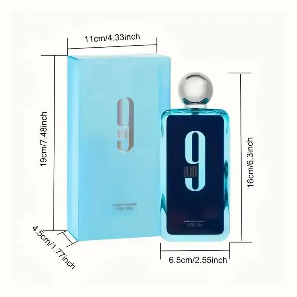 Afnan 9PM Dive Eau De (Unisex) 3.4 Oz- Durable Perfume for Men and Women, Long-Lasting Christmas Eve Halloween Gift