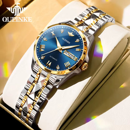 3171 Women Watch Top Original Luxury Brand Automatic Mechanical Watch Waterproof Date Week Watches for Women Freebie