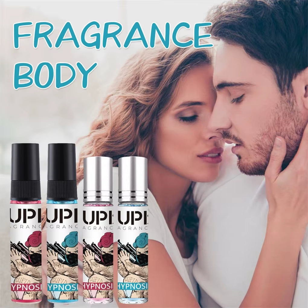 Cupid 10Ml*4 Pink & Blue Glass Bottles Unisex Floral Cologne Perfumes Men and Women for Christmas and New Year Gifts Fragrance ﻿