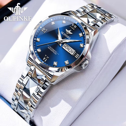 Imported Japan Automatic Movement Watch for Women Sapphire Mirror 50ATM Waterproof Ladies Wristwatch Original 2024 NEW