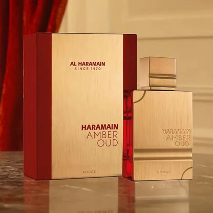 Al Haramain Amber Rouge Edition for Men and Women Eau De Toilette Spray 2.0 OZ - 60Ml Long-Lasting Fragrance Best Christmas Gift