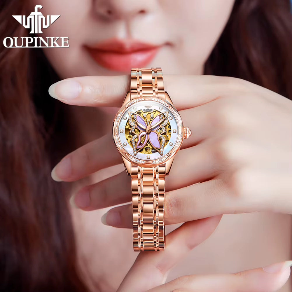 3239 Automatic Mechanical Watches for Women Original Sapphire Crystal Mirror Elegant Ceramics Watchband Ladies Watch