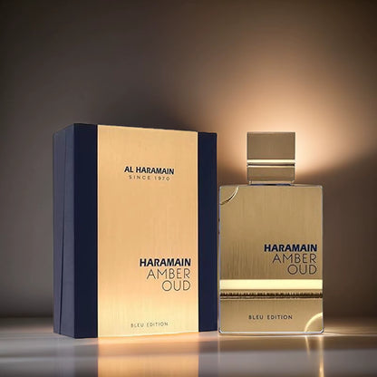 Al Haramain Oud Blue Edition Eau De Parfum Unisex Toilette Spray for Men'S Cologne 2.0 Ounce Long-Lasting Fragrance Best Gift