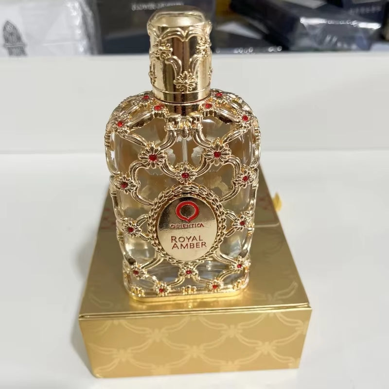 100ML Long-Lasting Fragrance Cologne Perfume Originais Orientica Royal Amber Rouge Oud Saffron Men Women Eau De Parfum Neutral