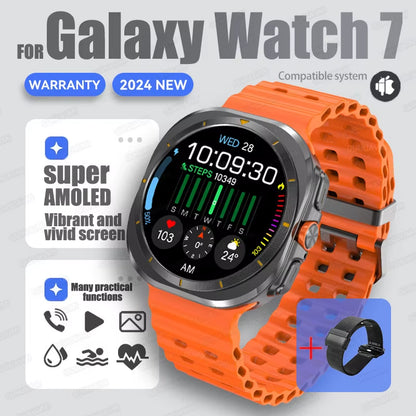 DT Watch Ultra 47Mm 32Gb Memory Local Music Bluetooth Call Compass 3D Menu Bluetooth Smart Watch for Samsung for Men Women 2024