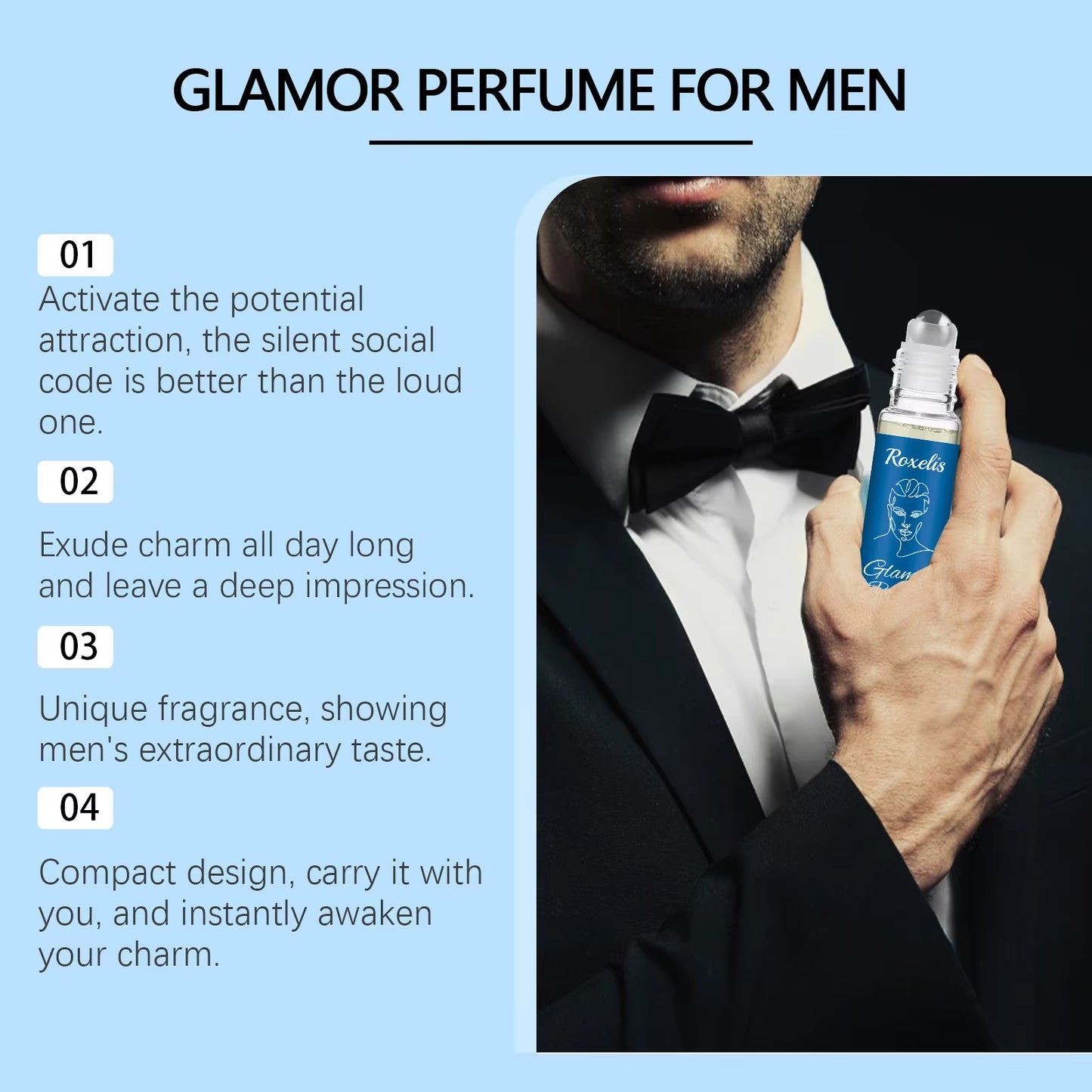 Pheromone Roller Perfume for Men Womens Sex Long Lasting Stimulating Flirting Glamour Dating Fragrance Attraction Erotic Perfum