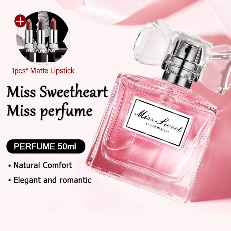 Miss Sweetheart Women'S Perfume Pheromone 50Ml Lingers on 24-48 Hours Light Floral Notes Originales Daily Dating