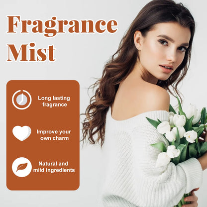 Fragrance Perfume Original Lasting Floral Scent Glamour Daily Dating Balminess Women Attract Men Hair Body Fragrance Mist Spray