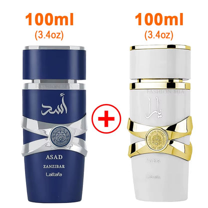 2 Box 3.4Oz (100Ml) Original Men'S Yara Perfume Lasting Fragrance Originals Gift Set Moi Tous Asad Candy Women Arabic Perfume