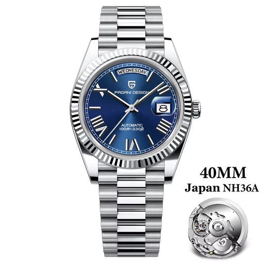 2024 New  Rose Gold DD40 Luxury Automatic Watch Men Mechanical Wrist Watches Men Japan NH36A AR Sapphire Crystal