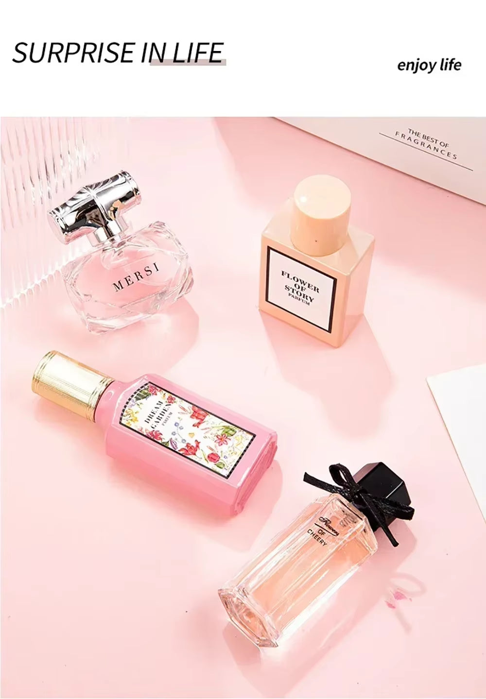 Floral Scent Gift Box 110Ml Four Piece Set Women Духи Fragrance Perfume Balminess Pheromone Eau De Parfum Floral Scent Toilette