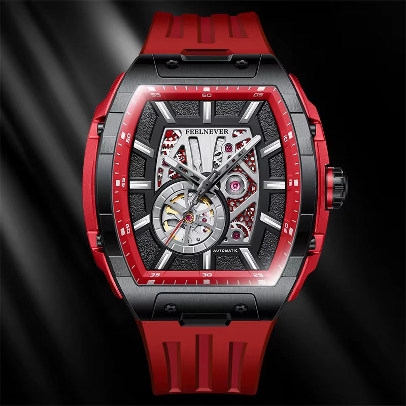 New  8250 Movement Men Mechanical Watches Men Luxury 316L Stainless Steel Sapphire Mirror Waterproof Automatic Watch for Men