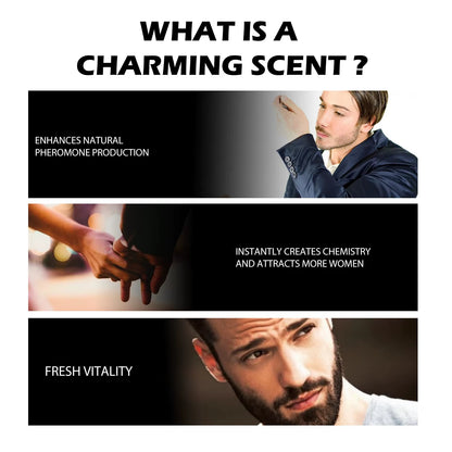 30Ml Men Charming Perfume Body Spray Long Lasting Fragrance Wood Floral Scent Fresh Daily Dating Flirting Attract Women