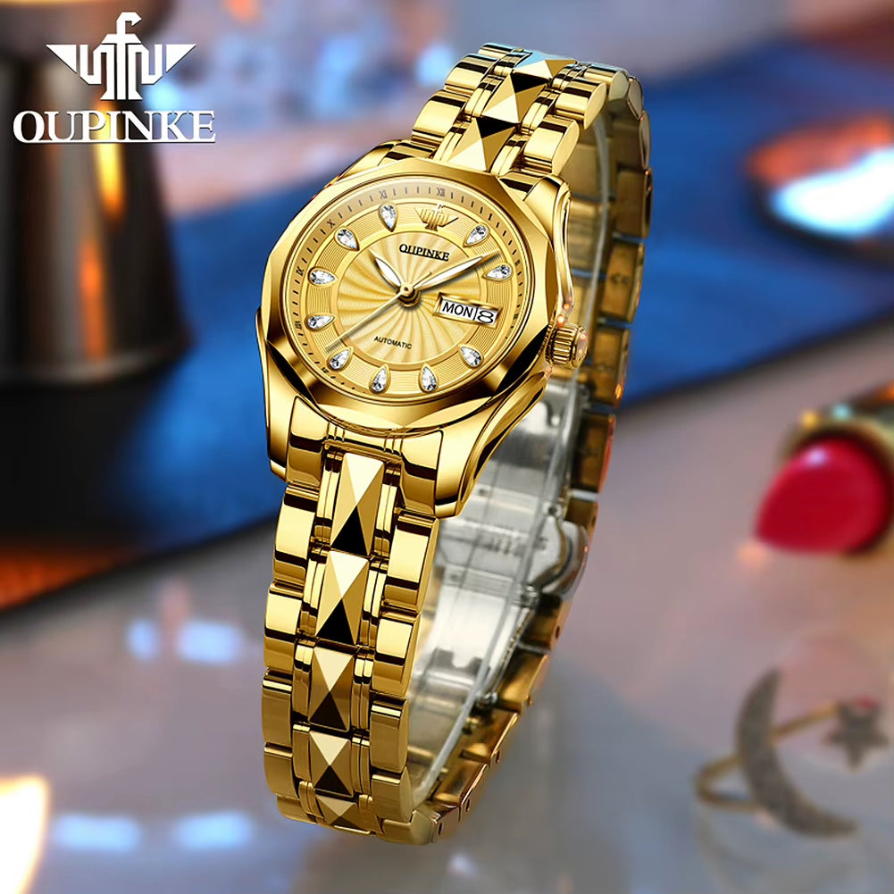 3172 Luxury Watches Set for Women Original Import Automatic Movement Mechanical Watch Top Brand Ladies Dress Wristwatch