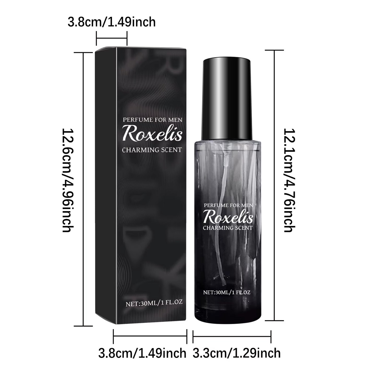 30Ml Men Charming Perfume Body Spray Long Lasting Fragrance Wood Floral Scent Fresh Daily Dating Flirting Attract Women