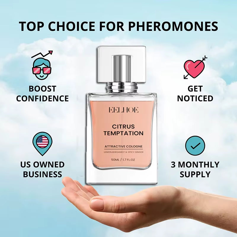 Pheromone Hypnosis Perfume Attracts Woman Excited Fragrance Long Lasting Body Spray Flirting Encourage Dating Erotic Scent