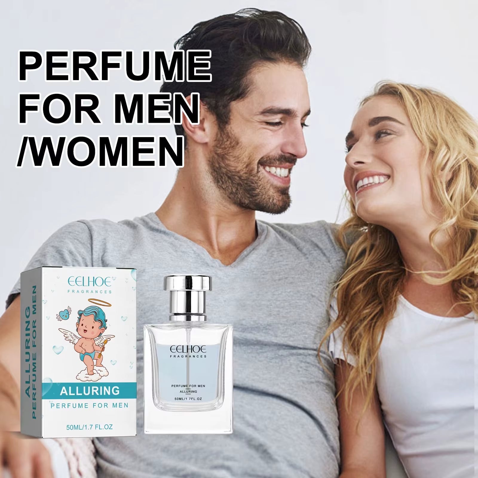 50Ml Cupid Pheromone Perfume Men Add Charm Dating Attract Long Lasting Natural Scent Fresh Couple Gifts Glamour Perfume