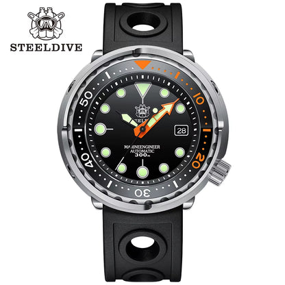 New Tuna Can Classic Watch for Men  SD1975C Super Luminous Ceramic Bezel 300M Waterproof NH35 Movement Dive Wristwatch