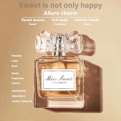 Miss Sweetheart Women'S Perfume Pheromone 50Ml Lingers on 24-48 Hours Light Floral Notes Originales Daily Dating